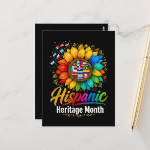 Zonnebloem Latijns-Amerikaanse landen Hispanic Her Briefkaart
