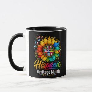 Zonnebloem Latijnse landen Hispanic Heritage Month Mok