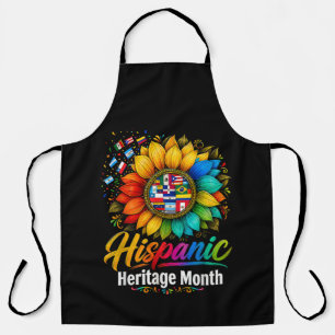 Zonnebloem Latijnse landen Hispanic Heritage Month Schort