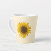 Zonnebloem Latte Mok (Linkerhoek)