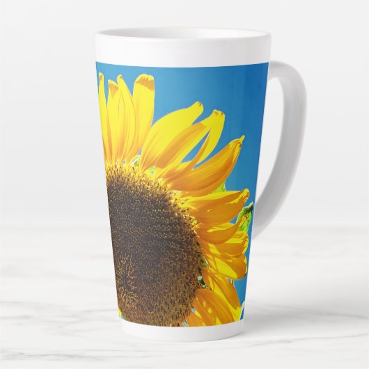 Zonnebloem Latte Mok (Rechterhoek)