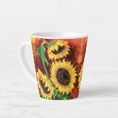 Zonnebloem Latte Mok (Linkerhoek)