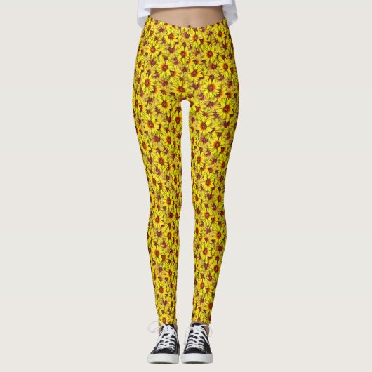 Zonnebloem Leggings (Voorkant)