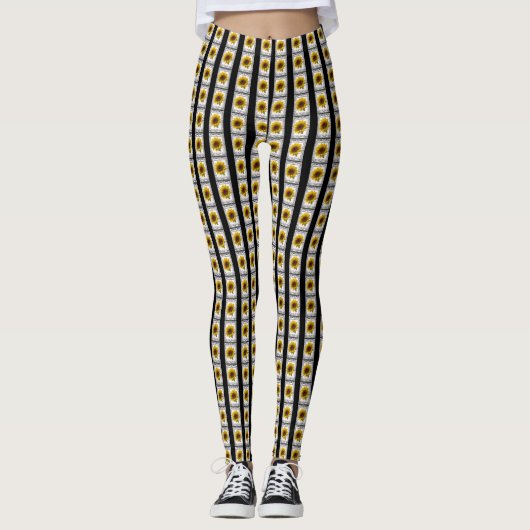Zonnebloem Leggings (Voorkant)