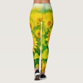 Zonnebloem Leggings (Achterkant)