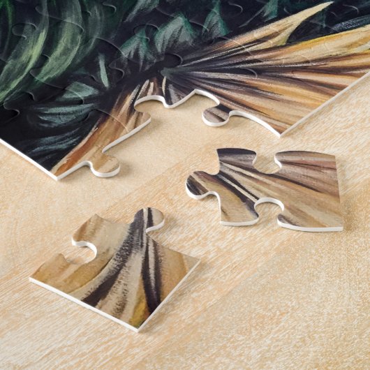 Zonnebloem Legpuzzel (Zijkant)