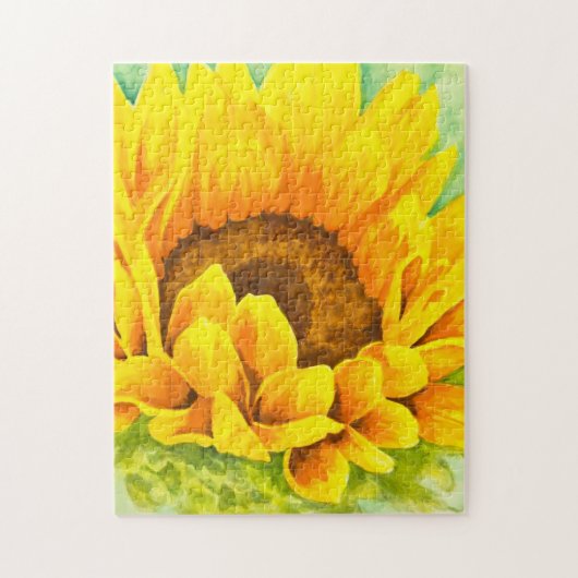 Zonnebloem Legpuzzel (Verticaal)