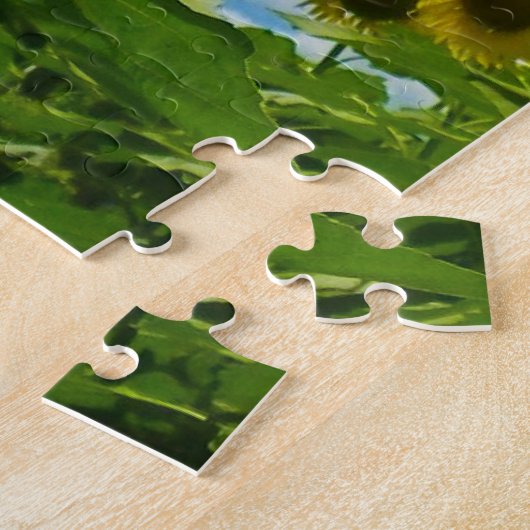 Zonnebloem Legpuzzel (Zijkant)