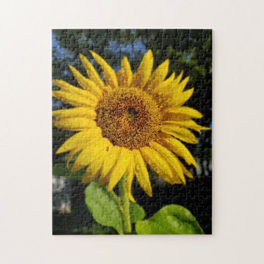 Zonnebloem Legpuzzel (Verticaal)