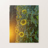 Zonnebloem Legpuzzel (Verticaal)