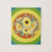 Zonnebloem Legpuzzel (Verticaal)