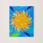 Zonnebloem Legpuzzel (Verticaal)