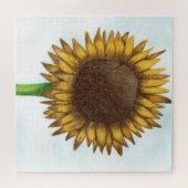  zonnebloem legpuzzel (Horizontaal)