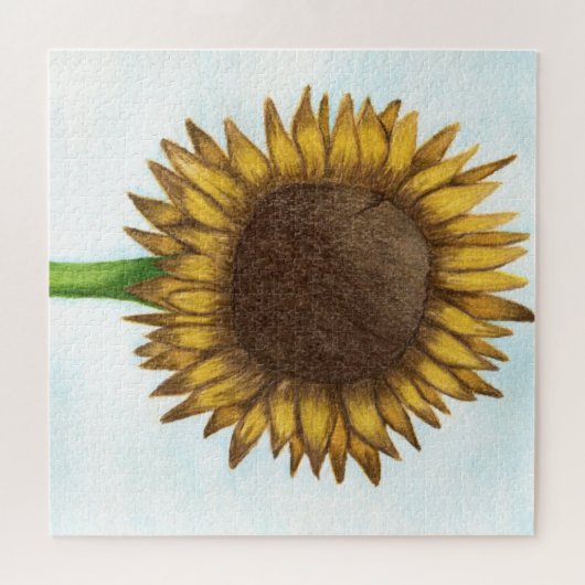  zonnebloem legpuzzel (Horizontaal)