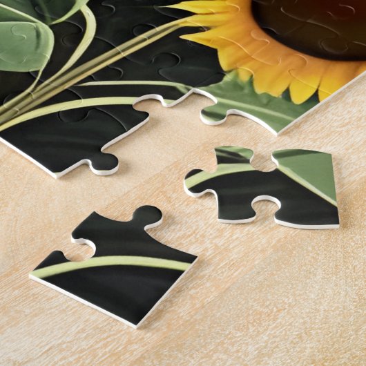 zonnebloem legpuzzel (Zijkant)