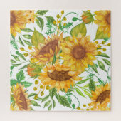 Zonnebloem Legpuzzel (Verticaal)