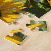 Zonnebloem Legpuzzel (Zijkant)