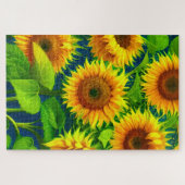 Zonnebloem Legpuzzel (Horizontaal)