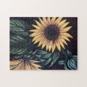 Zonnebloem Legpuzzel (Horizontaal)