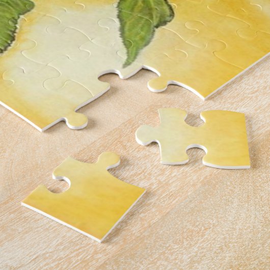 Zonnebloem Legpuzzel (Zijkant)