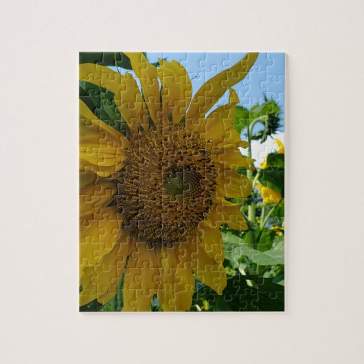 Zonnebloem Legpuzzel (Verticaal)