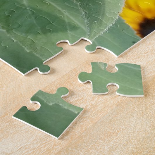  zonnebloem legpuzzel (Zijkant)