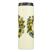 Zonnebloem Lemon Krans Love Design Thermosbeker (Achterkant)