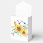 zonnebloem lente bedankdoosjes (Geopend)