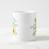 zonnebloem lente grote koffiekop (Voorkant)