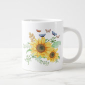 zonnebloem lente grote koffiekop (Rechts)