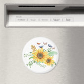 zonnebloem lente magneet (Insitu (Vaatwasser))