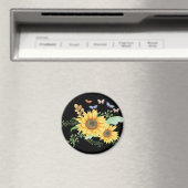 zonnebloem lente magneet (Insitu (Vaatwasser))