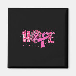 Zonnebloem Leopard Pink Ribbon Breast Cancer Aware Magneet