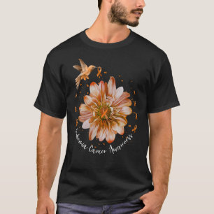 Zonnebloem Leukemie Bewustheid Oranje Ri T-shirt