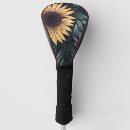 Zonnebloem Leven Golfheadcover (Voorkant)
