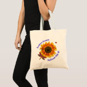 Zonnebloem Libelle Plantenkwekerij Naam Tote Bag (Voorkant (product))