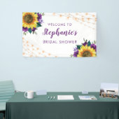 Zonnebloem Licht Paars Roos Vrijgezellenfeest Bann Spandoek (Beurs)