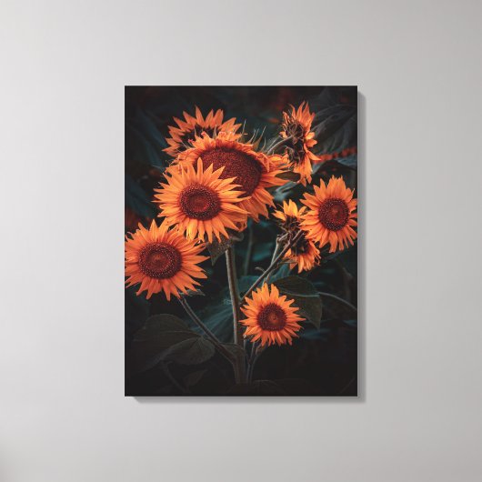 Zonnebloem -  liefdadige Birthday Gift Canvas Afdruk (Voorkant)