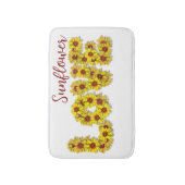 Zonnebloem Liefde Badmat (Voorkant Verticaal)