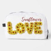 Zonnebloem Liefde Cosmetische Tas (Voorkant)