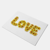 Zonnebloem Liefde Deurmat (Schuin)