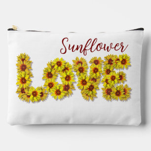 Zonnebloem Liefde Grote Toilettas Cosmetische Tas