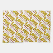 Zonnebloem Liefde Keukenhanddoek (Horizontaal)