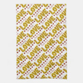 Zonnebloem Liefde Keukenhanddoek (Verticaal)