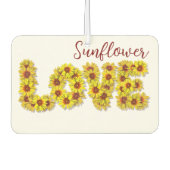 Zonnebloem Liefde Luchtverfrisser (Voorkant)