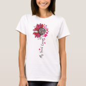 Zonnebloem Liefde Ontsnapping Dames T-Shirt 🌻💛 (Voorkant)