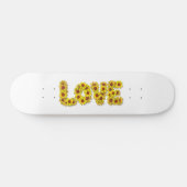 Zonnebloem Liefde Skateboard (Horizontaal)