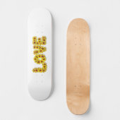 Zonnebloem Liefde Skateboard (Voorkant)