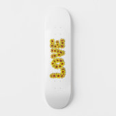 Zonnebloem Liefde Skateboard (Voorkant)