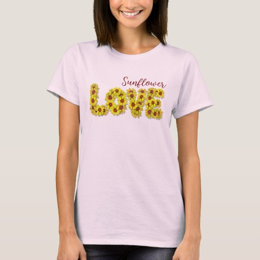 Zonnebloem Liefde Top (Voorkant)